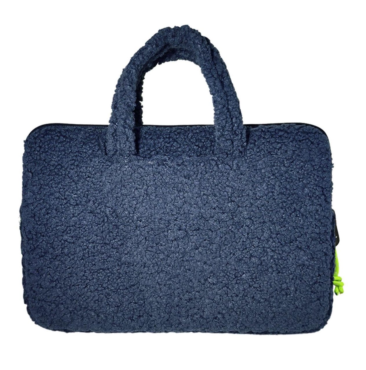 Jacbag Teddy Peluş Gri/Sarı Erkek Çocuk Notebook Laptop ve Evrak Çantası