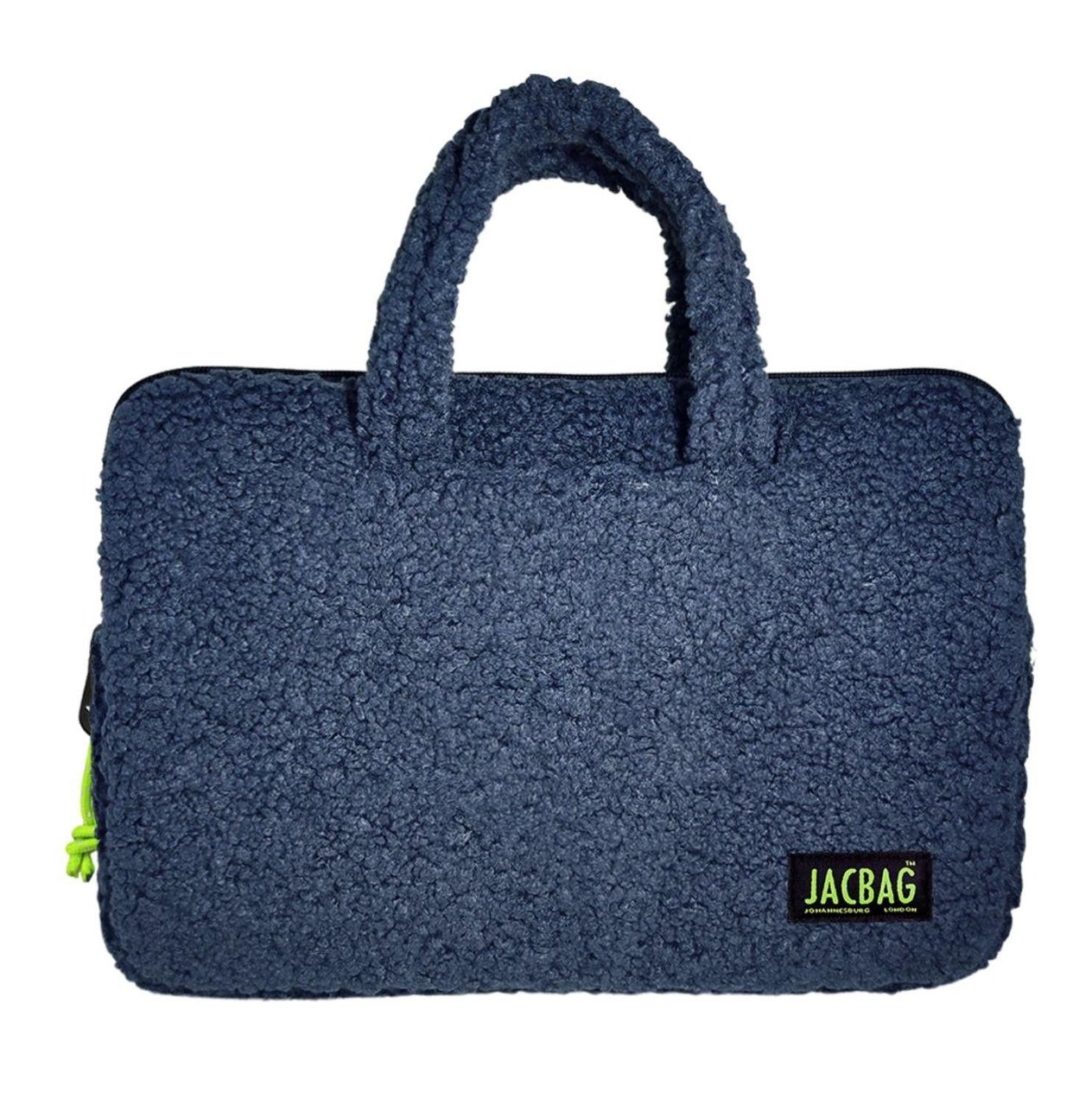 Jacbag Teddy Peluş Gri/Sarı Erkek Çocuk Notebook Laptop ve Evrak Çantası