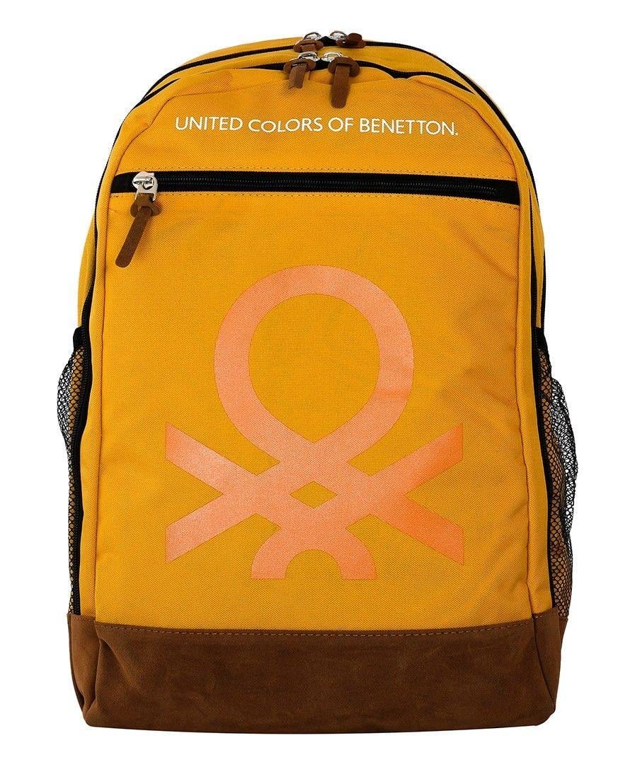 United Colors Of Benetton Sofistike Erkek Çocuk Ortaokul ve İlkokul Çantası - Sarı