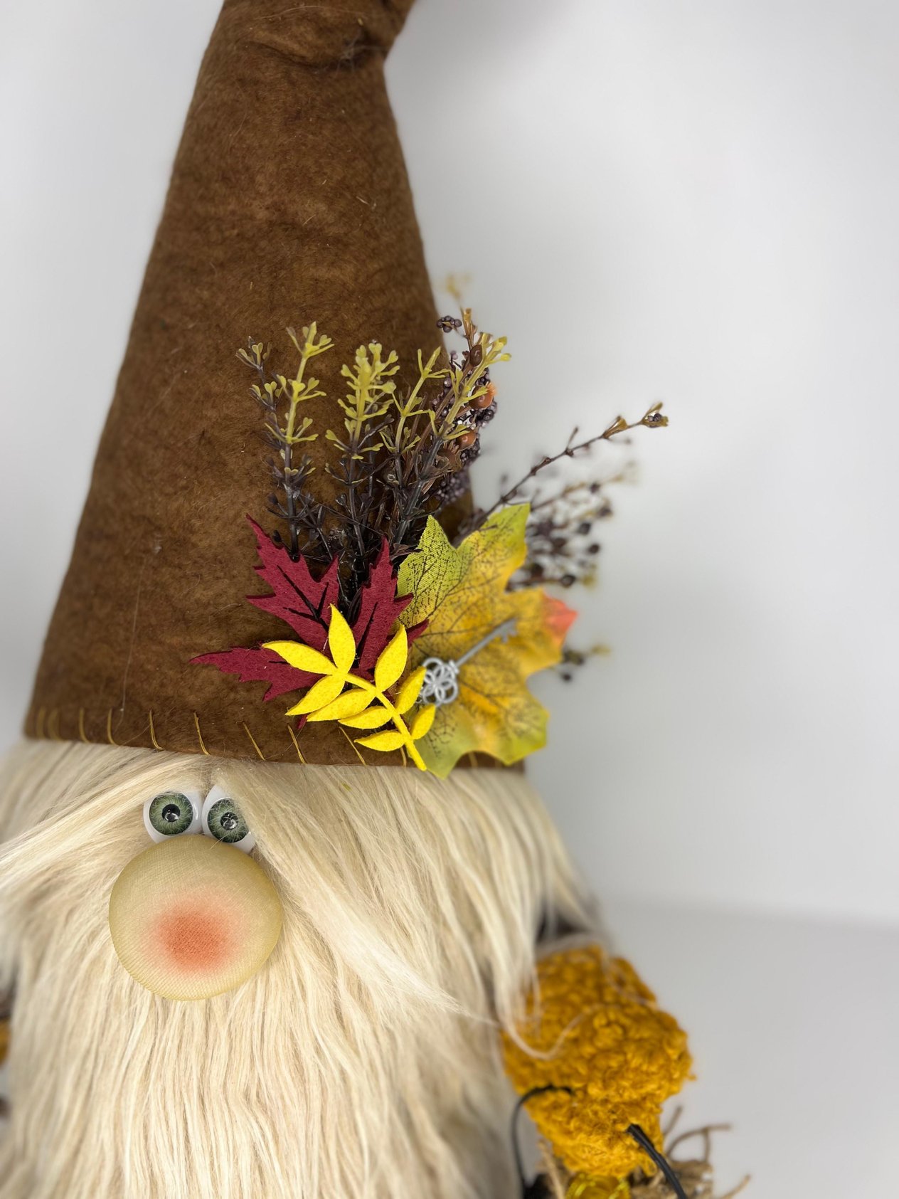 Peluş Şans Gnomu Kahverengi
