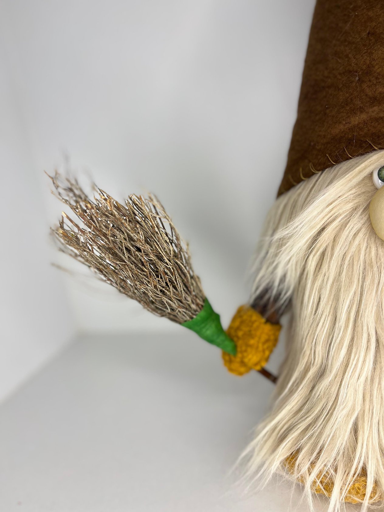 Peluş Şans Gnomu Kahverengi