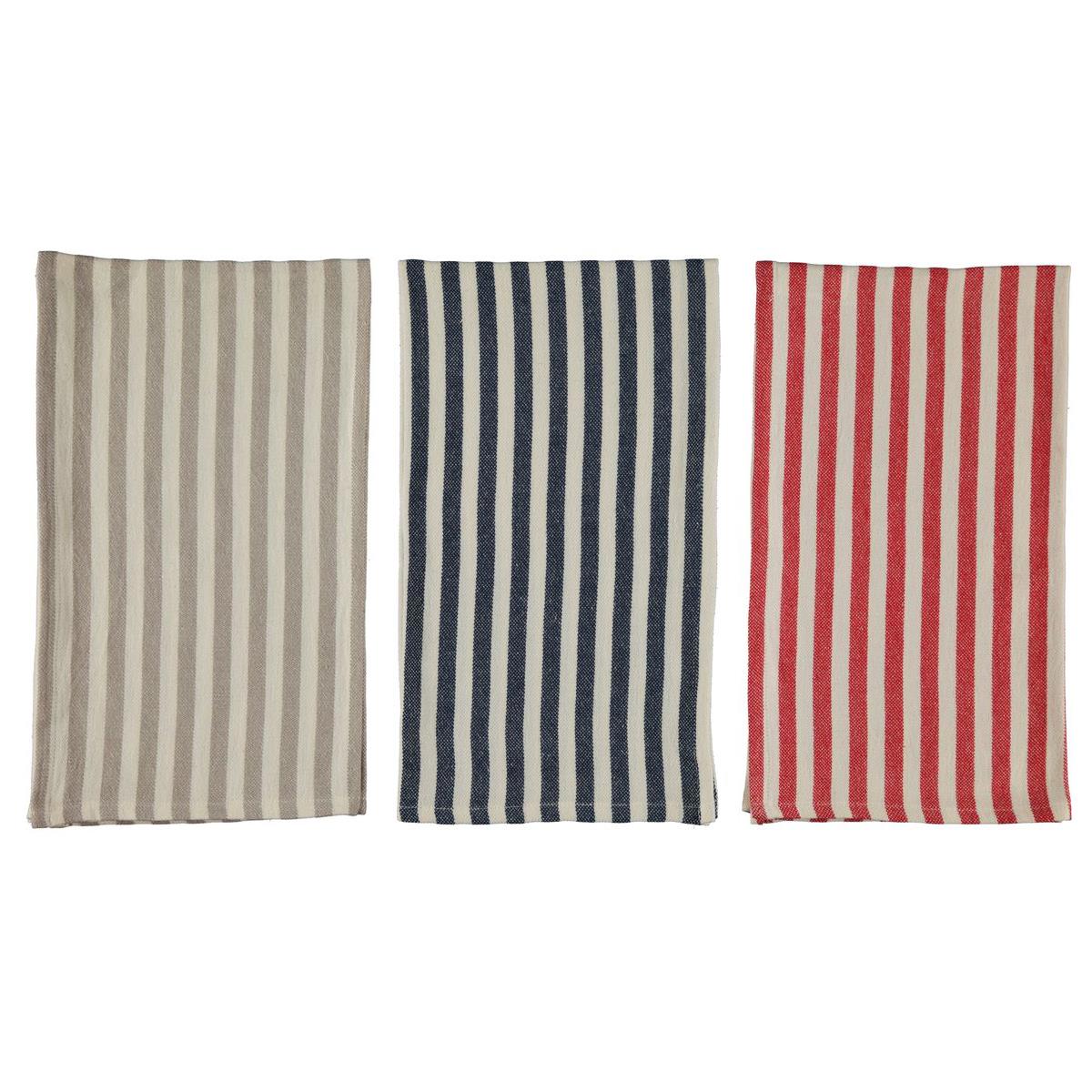 Amuden Peshkir Red - Navy - Taupe