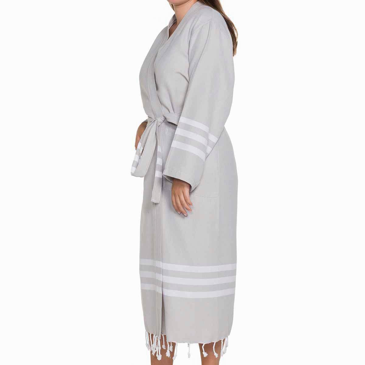 Bala Sultan Bathrobe Kimono Taupe