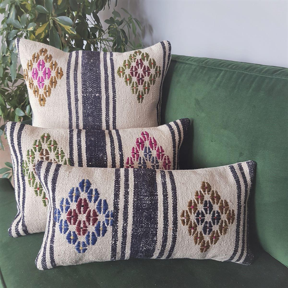 Cicim Kelim Cushion Cover Multi Color 01