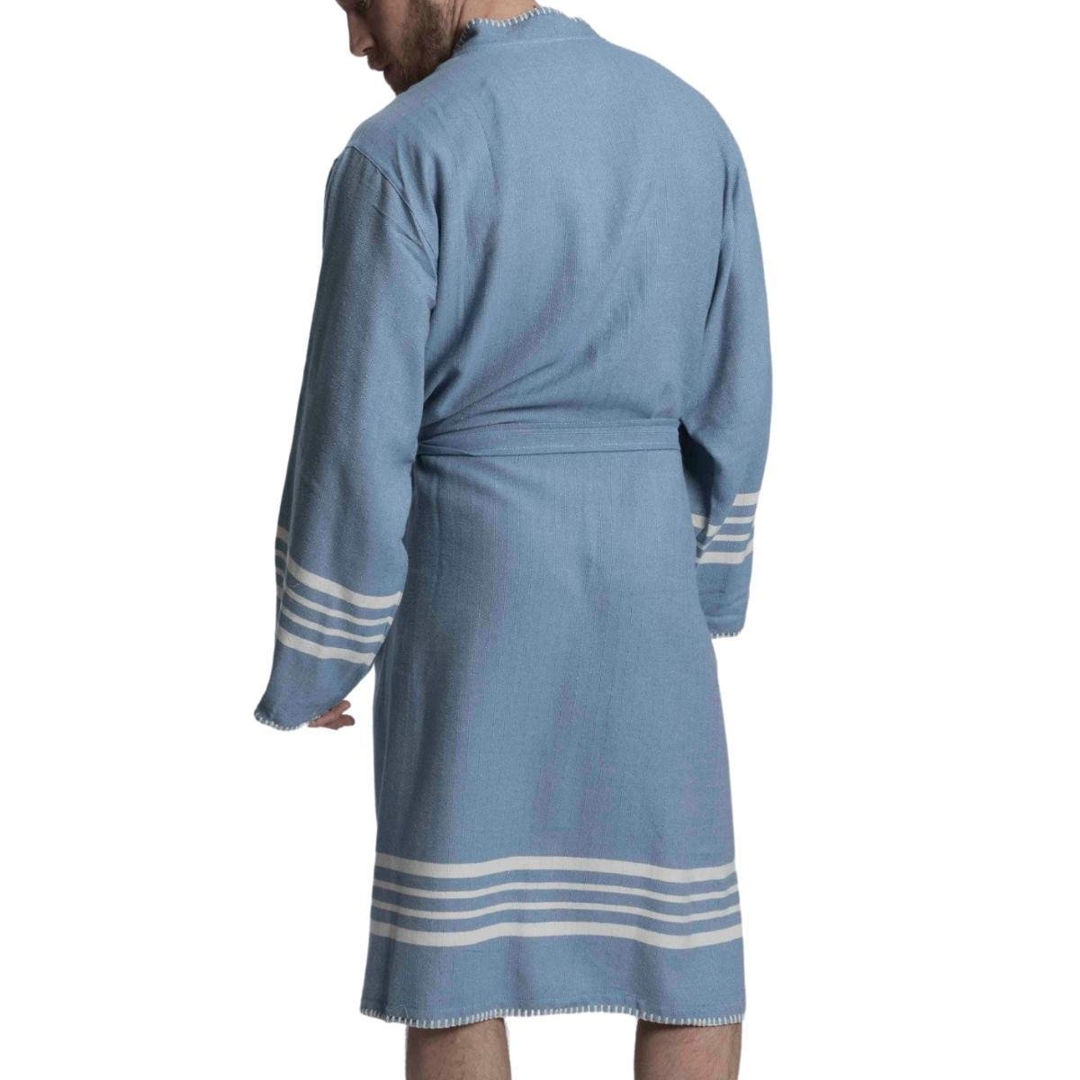 Coban Sultan Bathrobe Kimono Air Blue