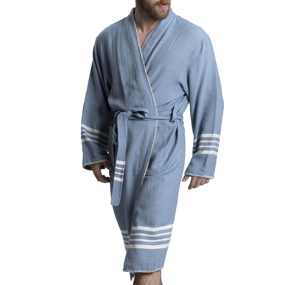 Coban Sultan Bathrobe Kimono Air Blue