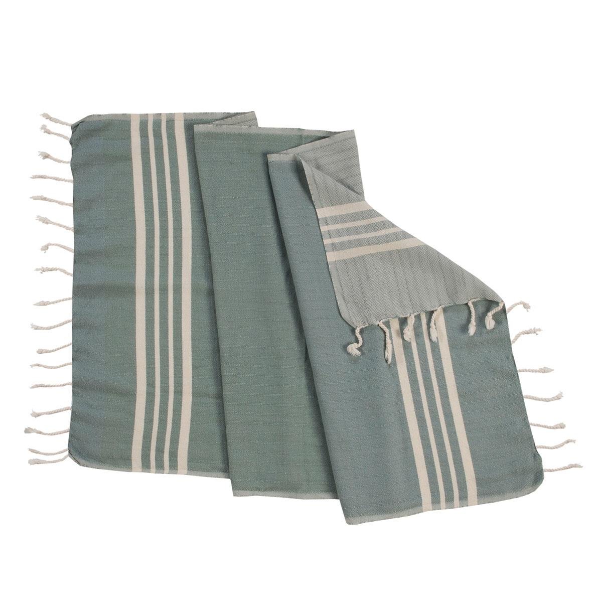 Hand Towel Krem Sultan Peshkir Almond Green