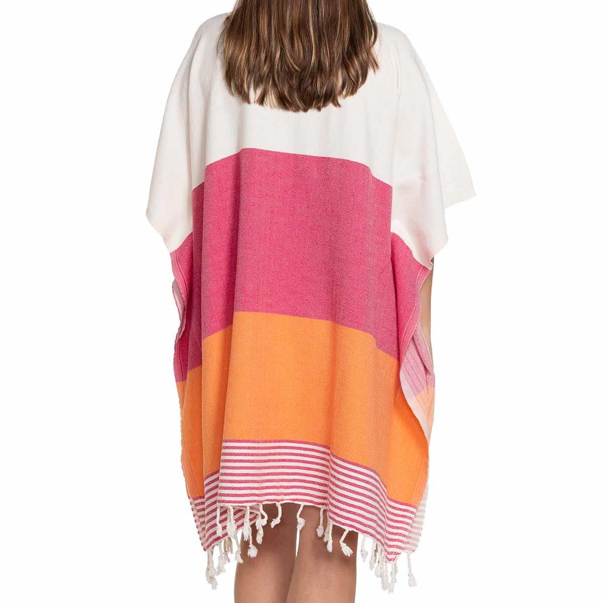 Twin Sultan Tunic Fuchsia - Orange - Natural