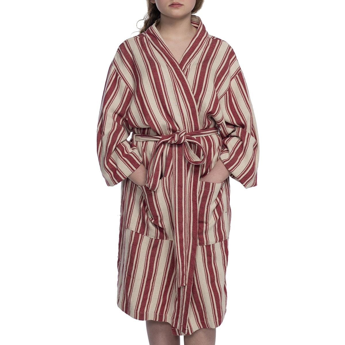 Karakız Bathrobe Kimono Bordeaux