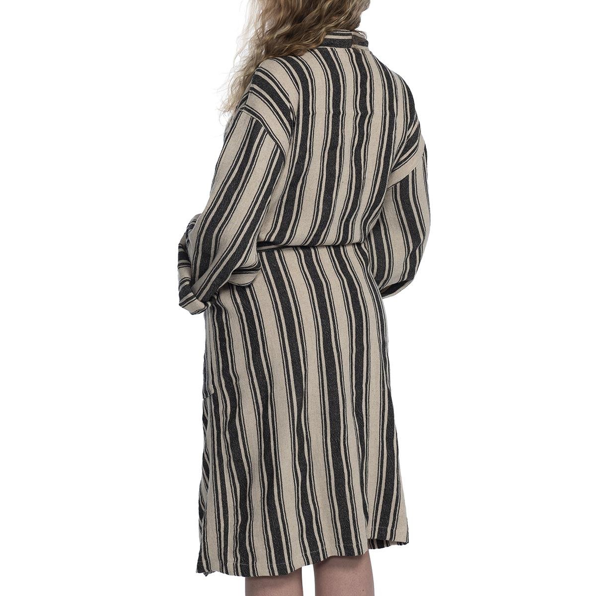 Karakız Bathrobe Kimono Black