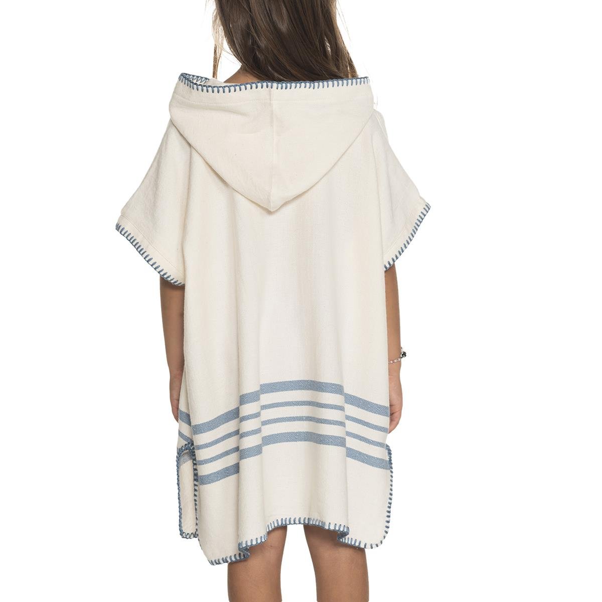 Krem Sultan Kids Poncho Natural - Air Blue