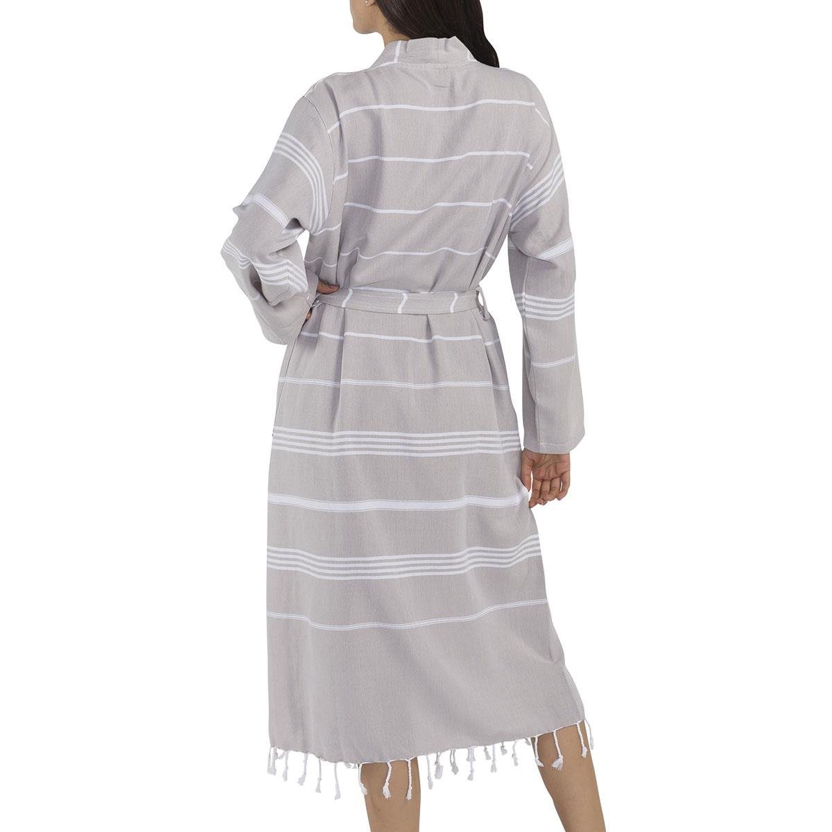 Leyla Bathrobe Kimono Taupe