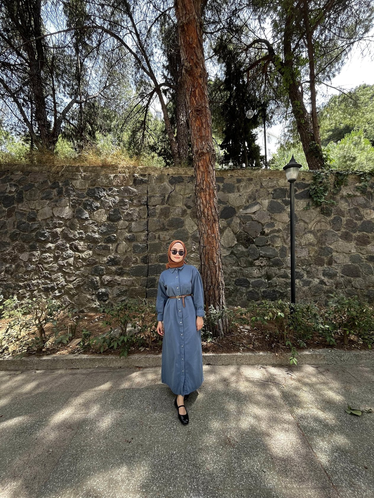 Denim Elbise İndigo