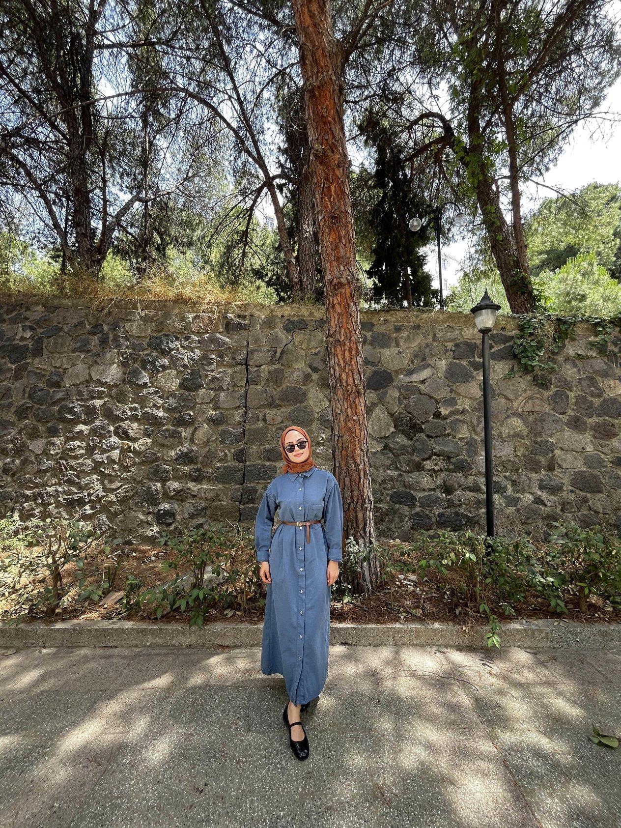Denim Elbise İndigo