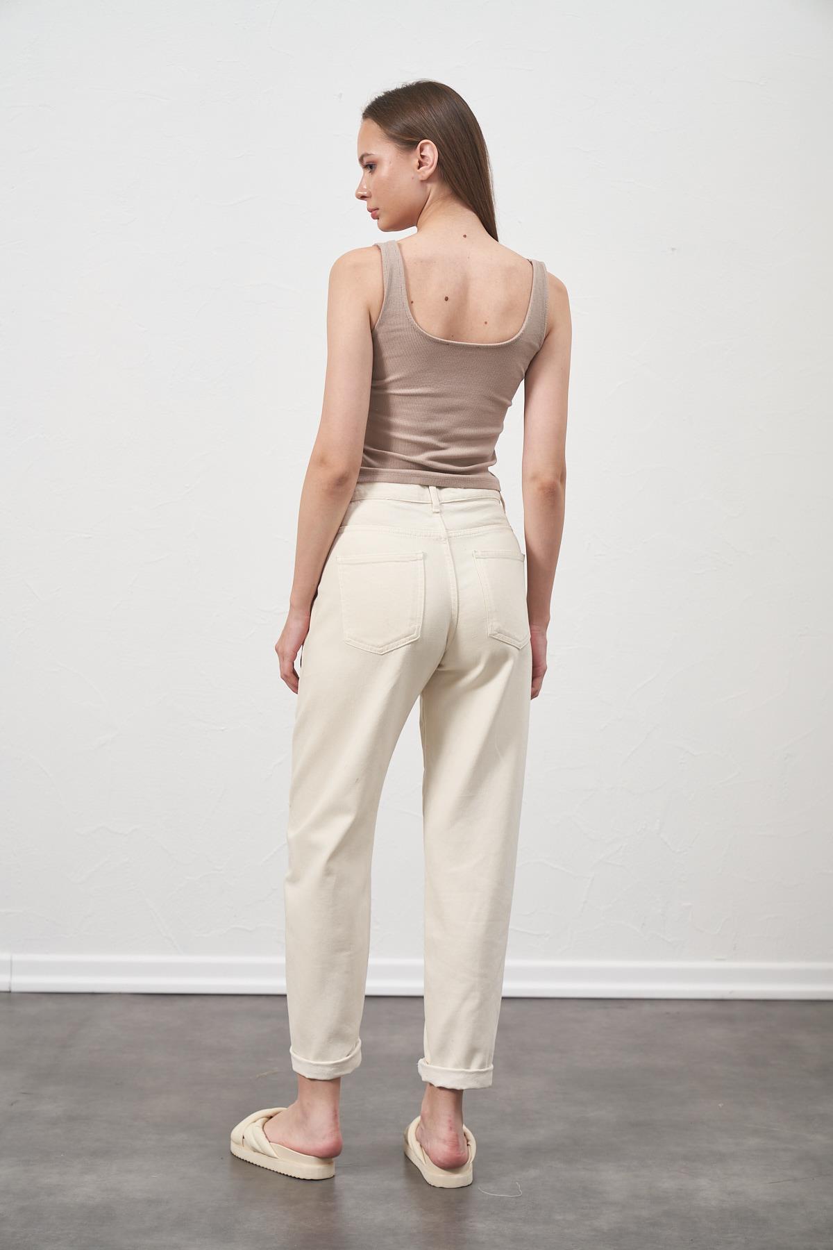 NATURA FİT EKRU PANTOLON 4119