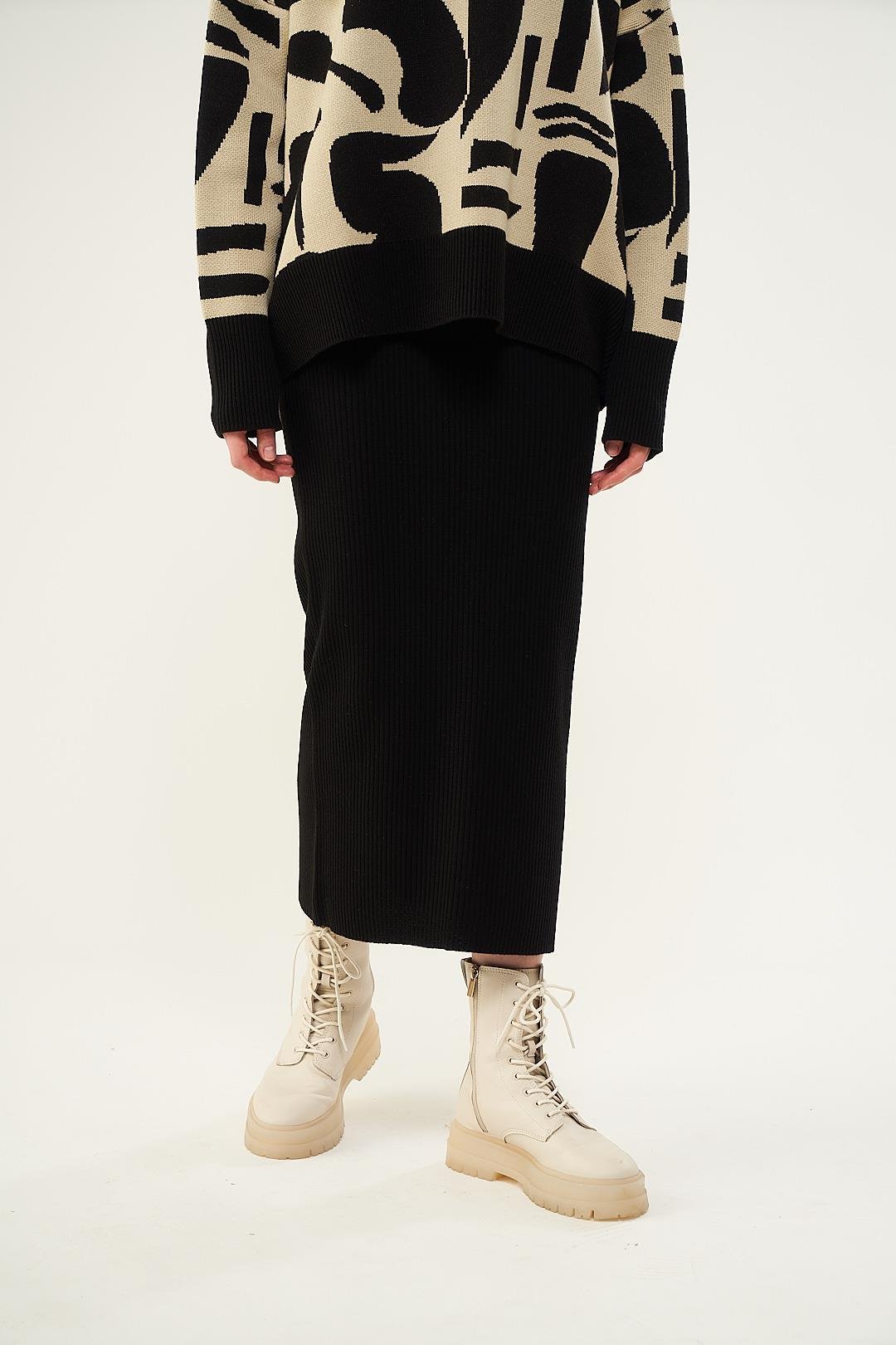 Knitwear Skirt Black