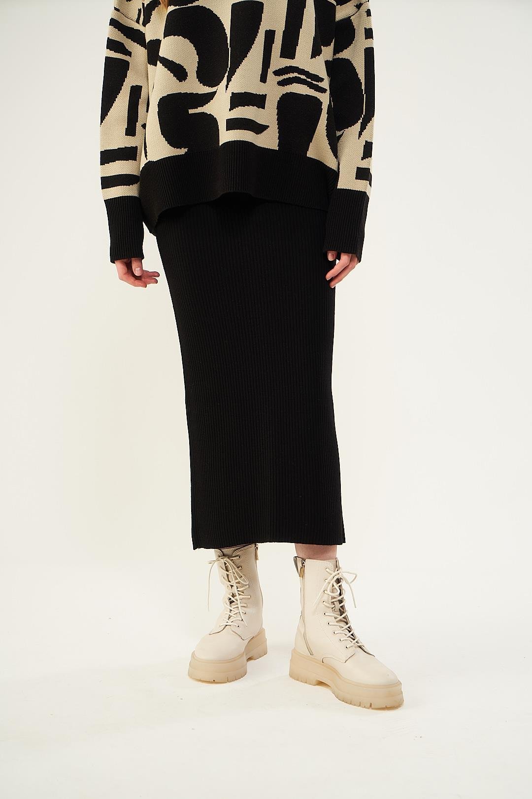 Knitwear Skirt Black