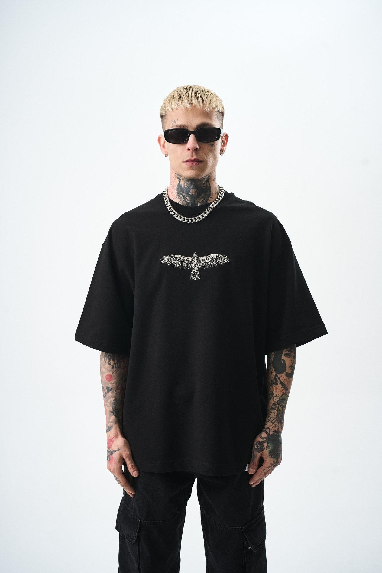Desert Eagle Oversize T-shirt Siyah