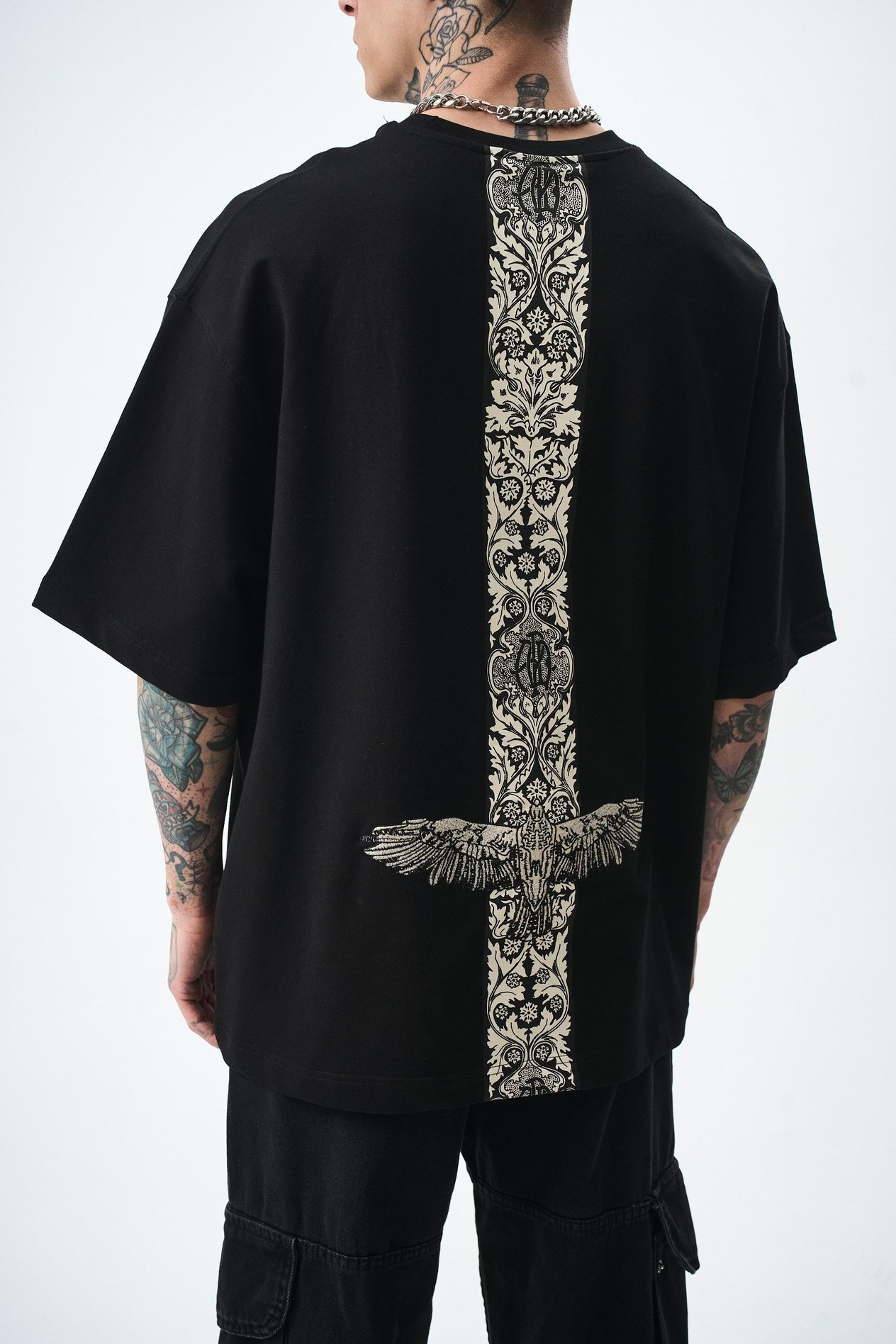 Desert Eagle Oversize T-shirt Siyah