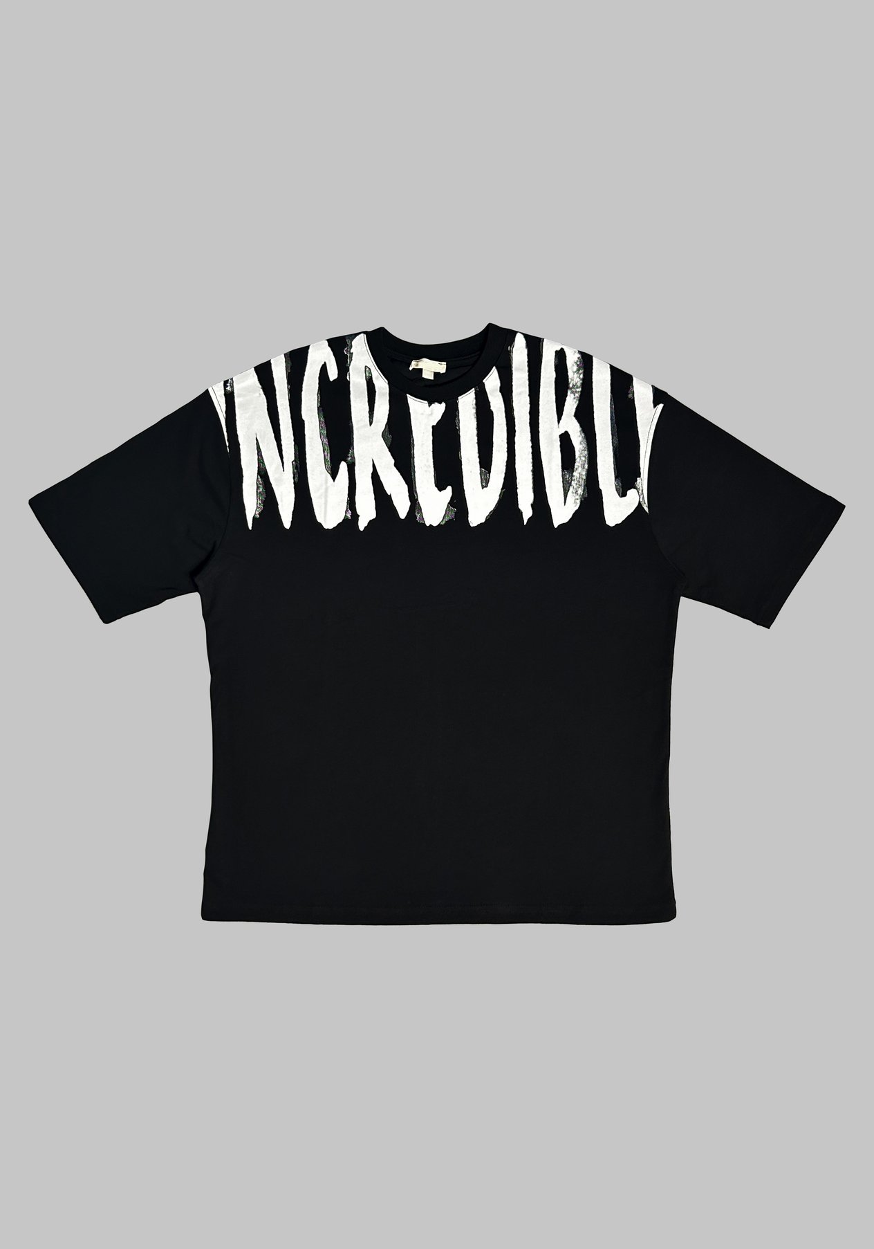 INCREDIBLE OVERSIZE T-SHIRT SİYAH