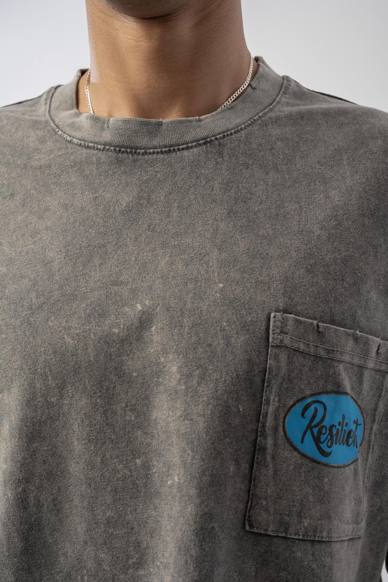 Resilient Washed Oversize T-shirt Antrasit