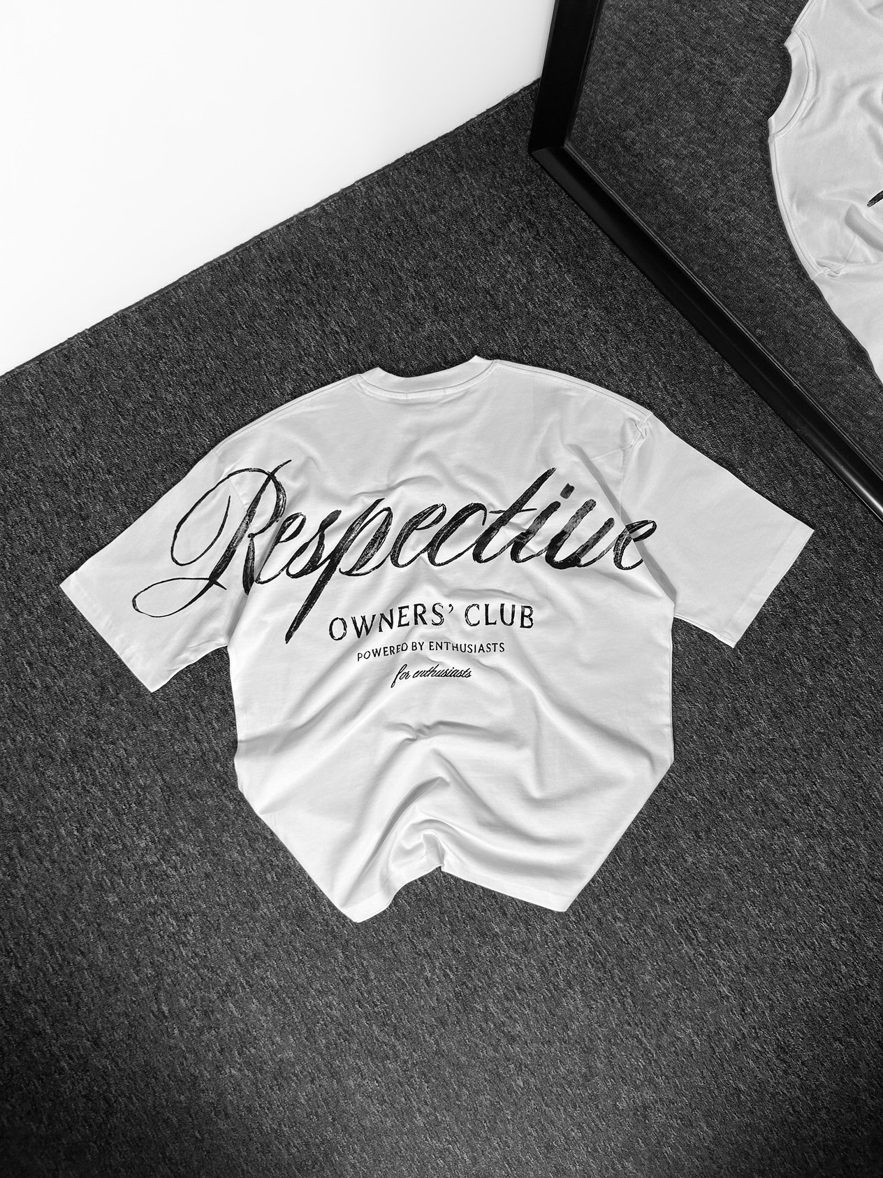 Respective Oversize T-shirt Beyaz