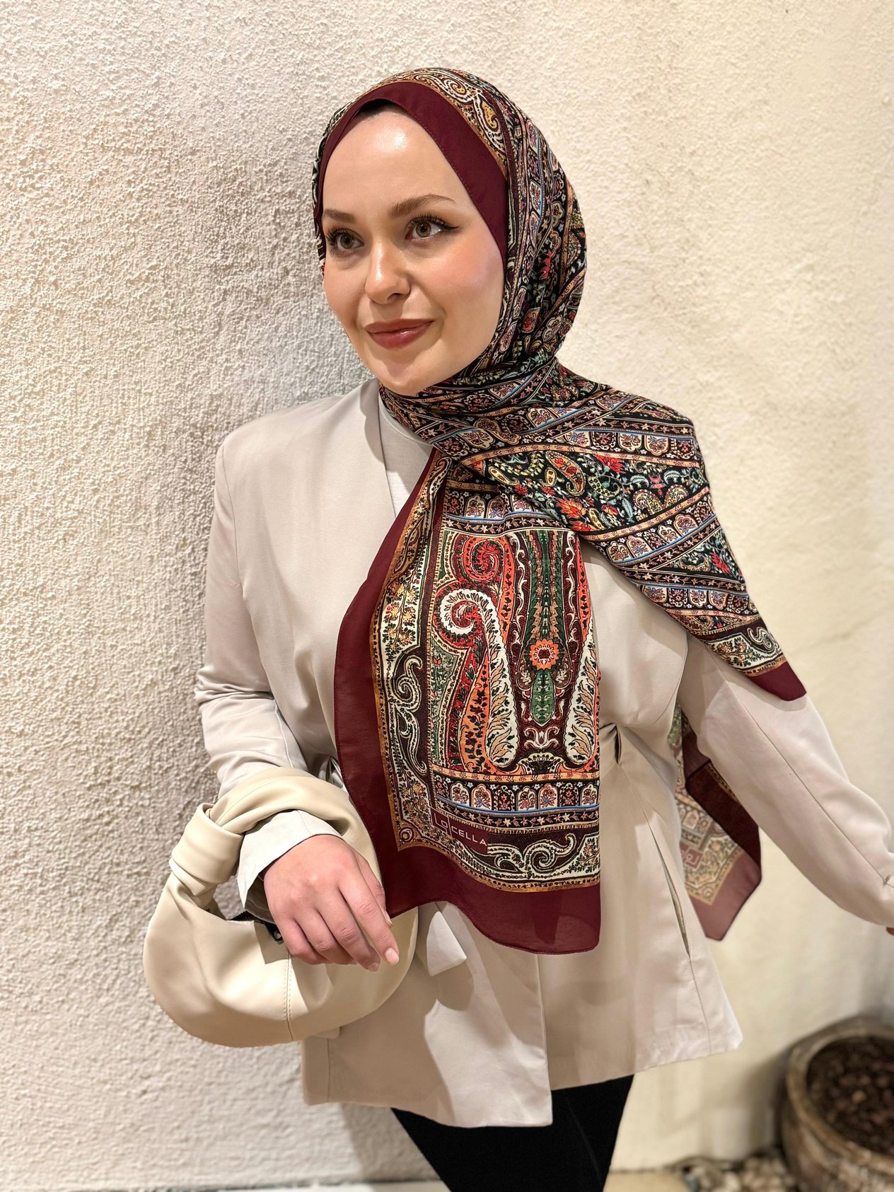 Locella Koza Pamuk Şal-4104