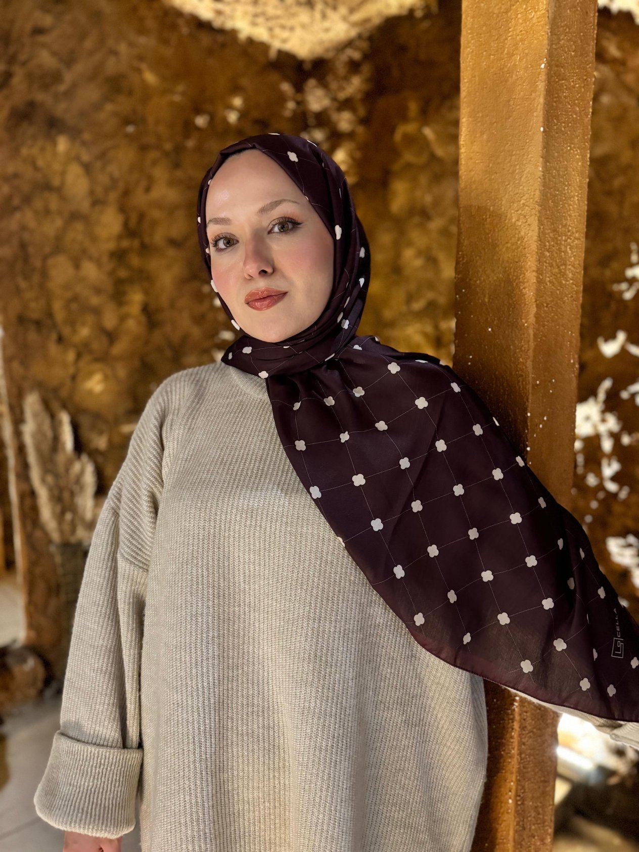 Locella Koza Pamuk Şal-4104