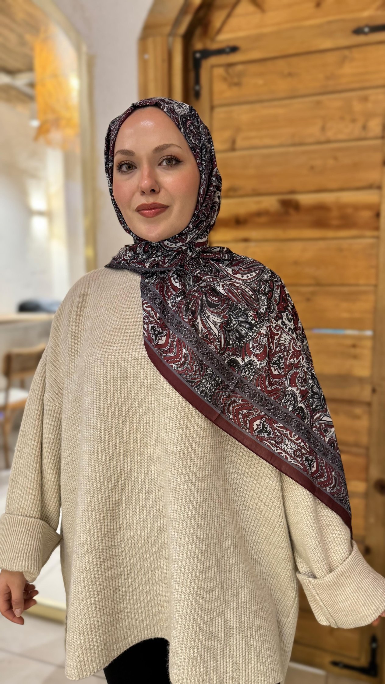 Locella Koza Pamuk Şal-4104