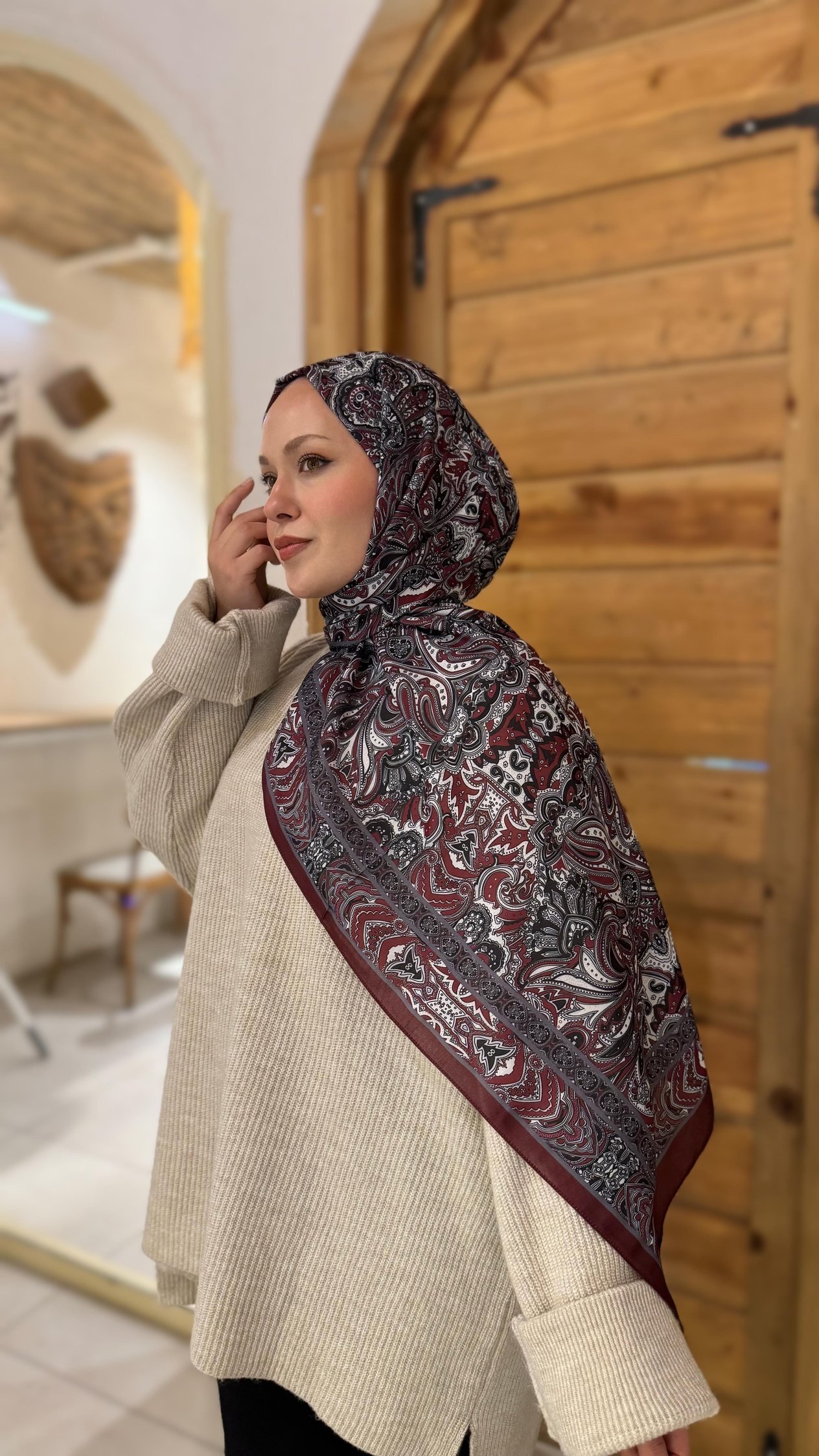 Locella Koza Pamuk Şal-4104