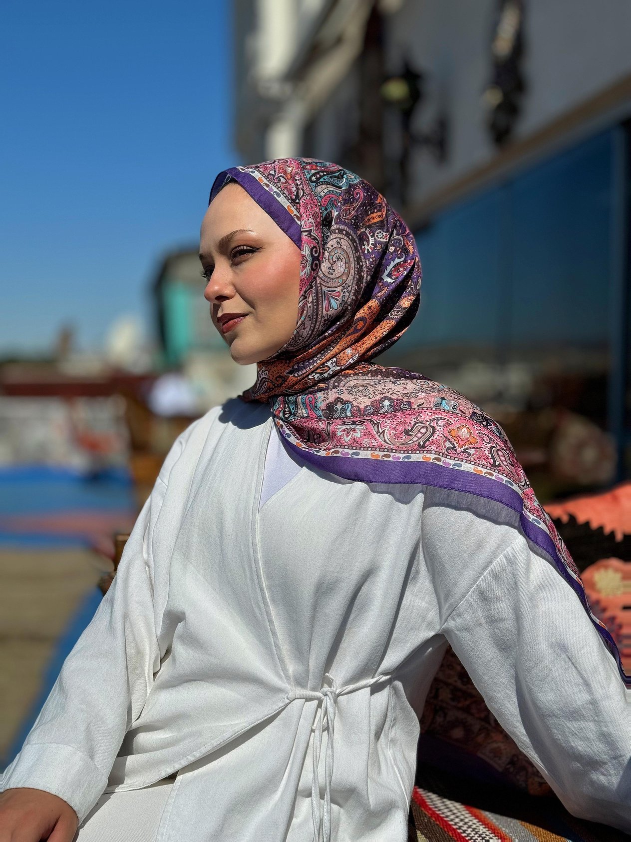 Locella Koza Pamuk Şal-4094