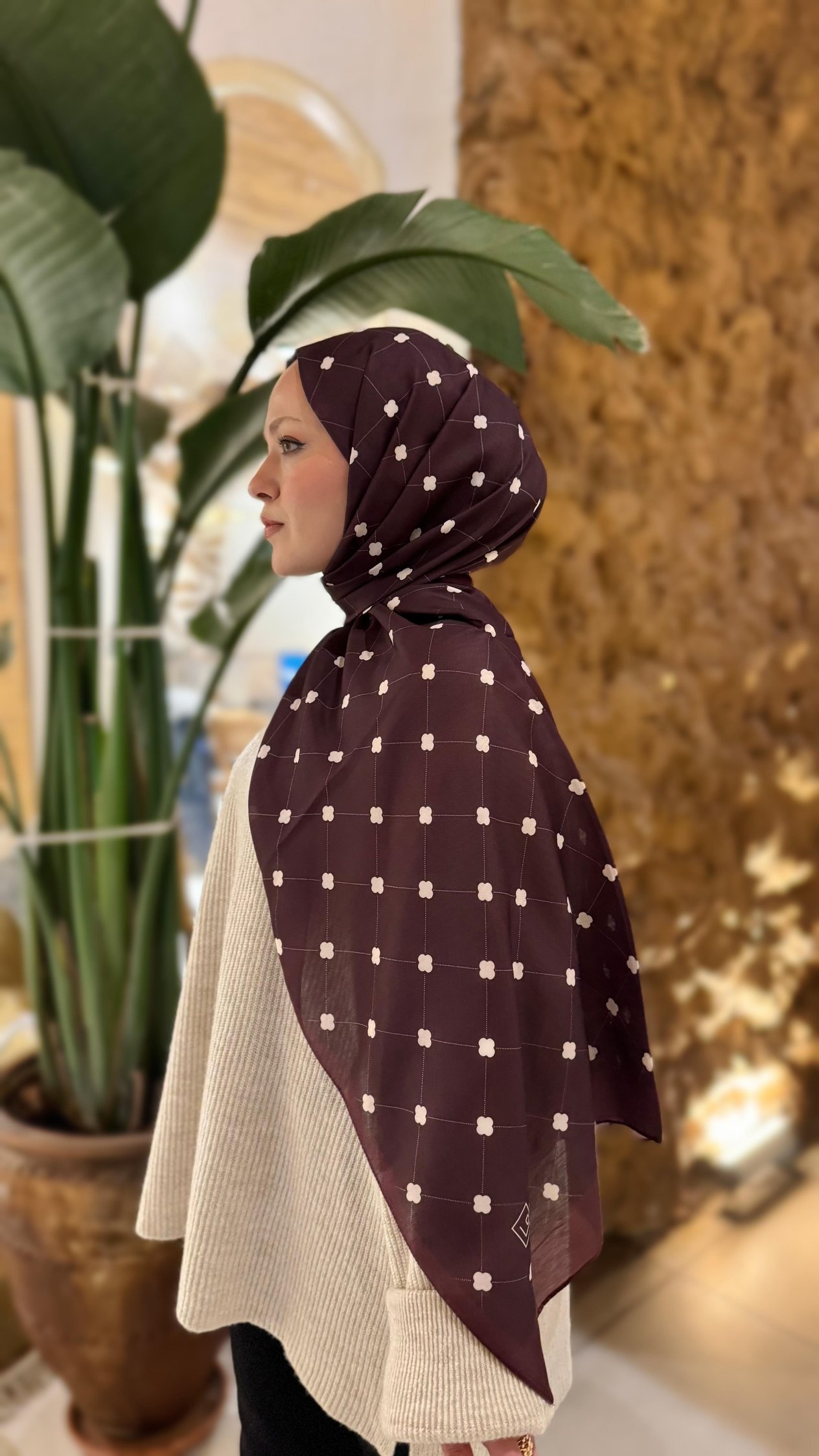 Locella Koza Pamuk Şal-4104
