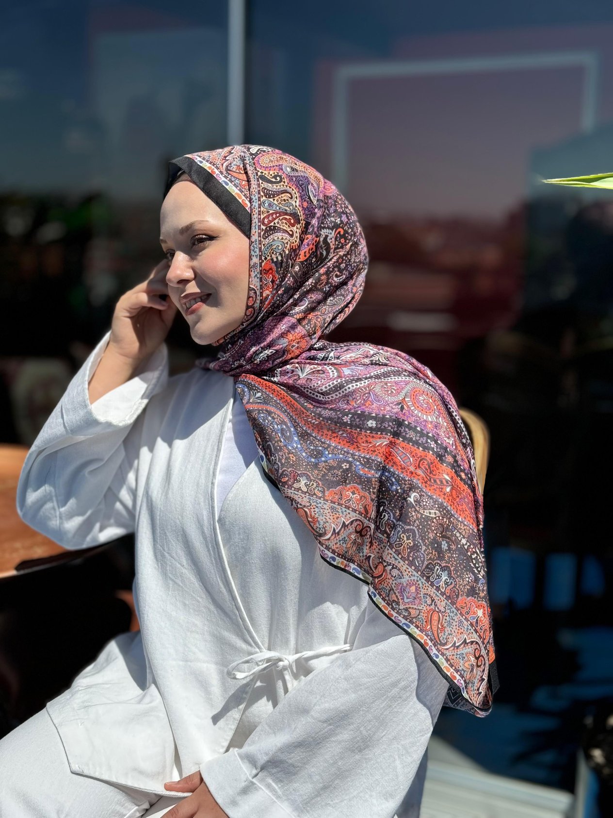 Locella Koza Pamuk Şal-4094