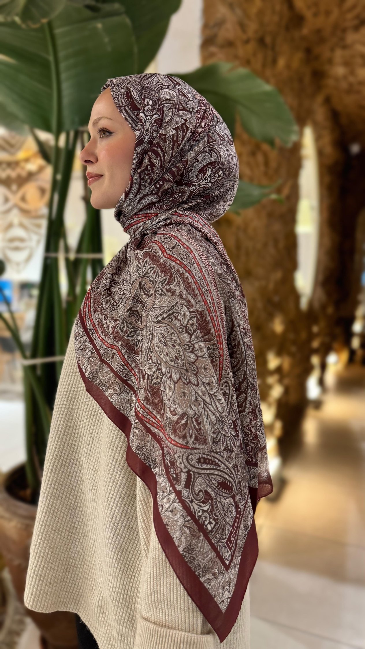 Locella Koza Pamuk Şal-4104
