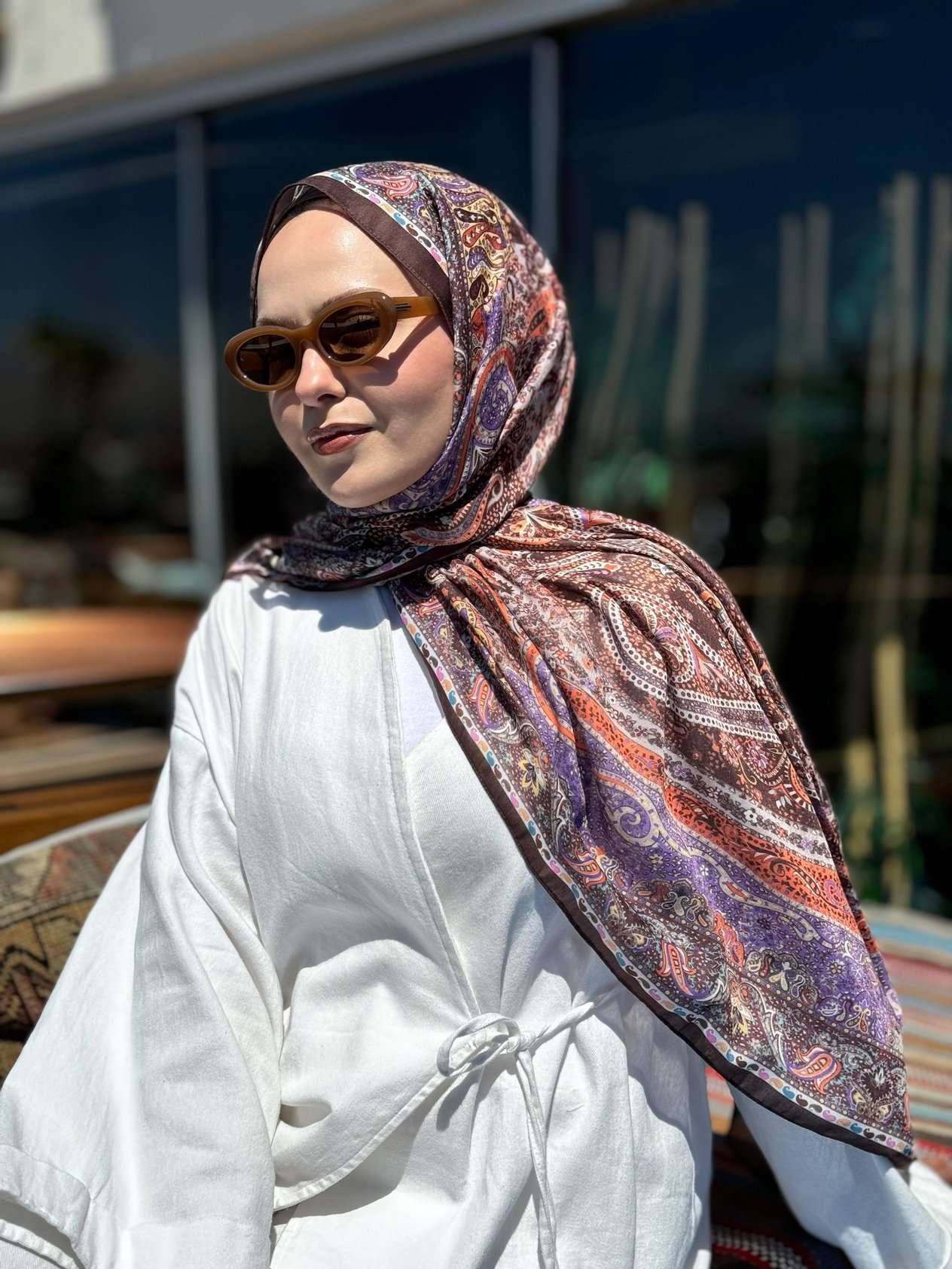 Locella Koza Pamuk Şal-4094