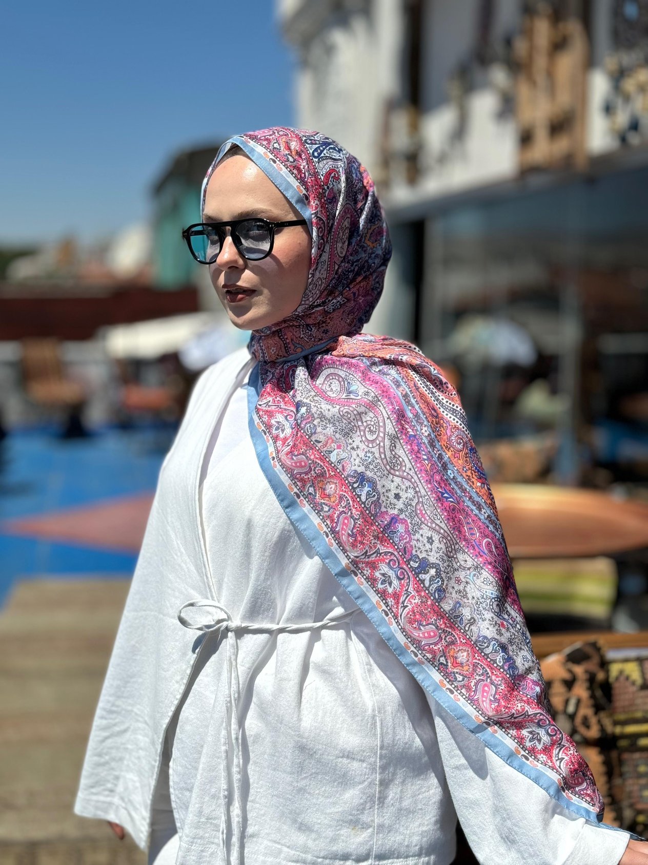 Locella Koza Pamuk Şal-4094