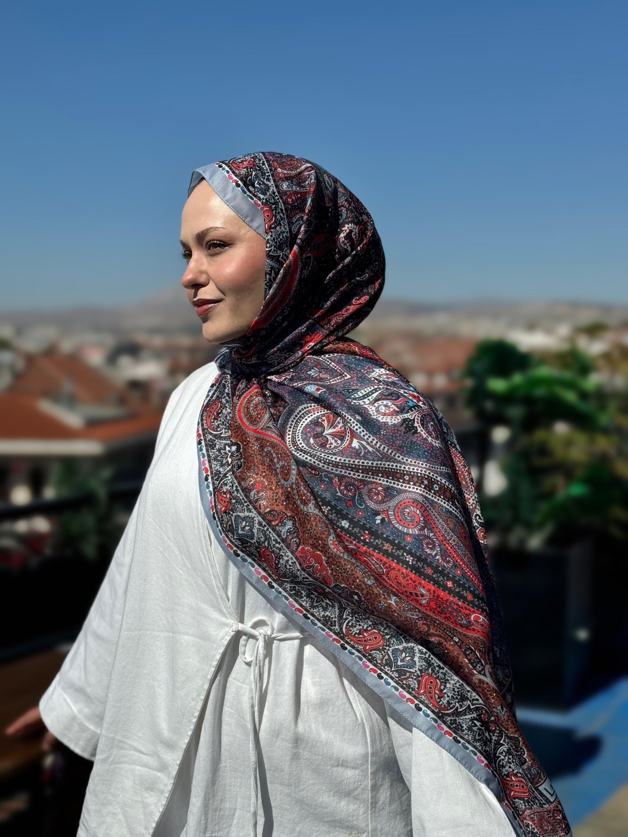 Locella Koza Pamuk Şal-4094
