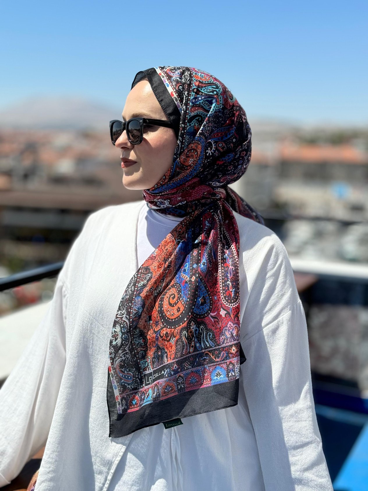 Locella Koza Pamuk Şal-4094