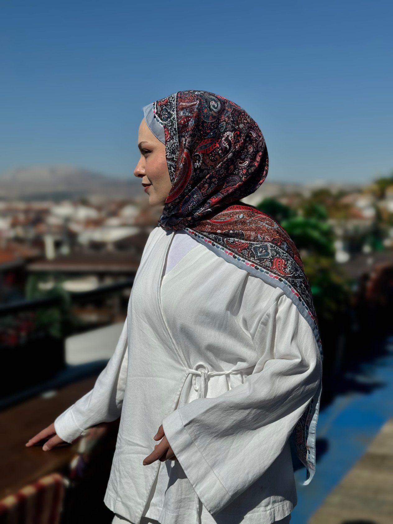 Locella Koza Pamuk Şal-4094