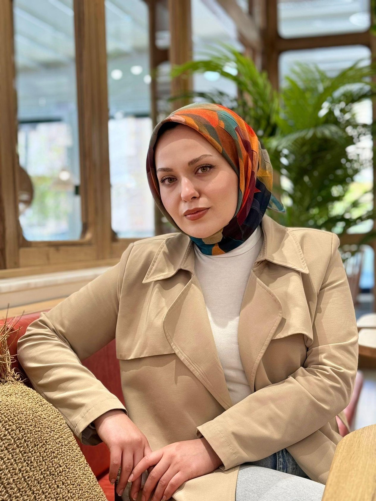 Locella Soft Pamuk Eşarp-1192-1-Füme
