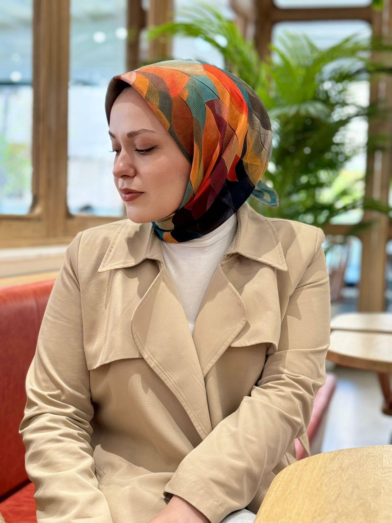 Locella Soft Pamuk Eşarp-1192-1-Füme