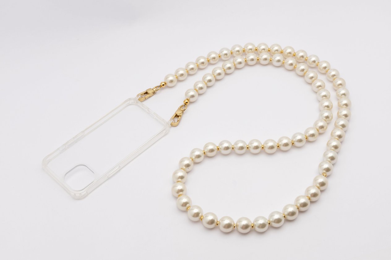 Sea Pearl Telefon Askısı Beyaz Large