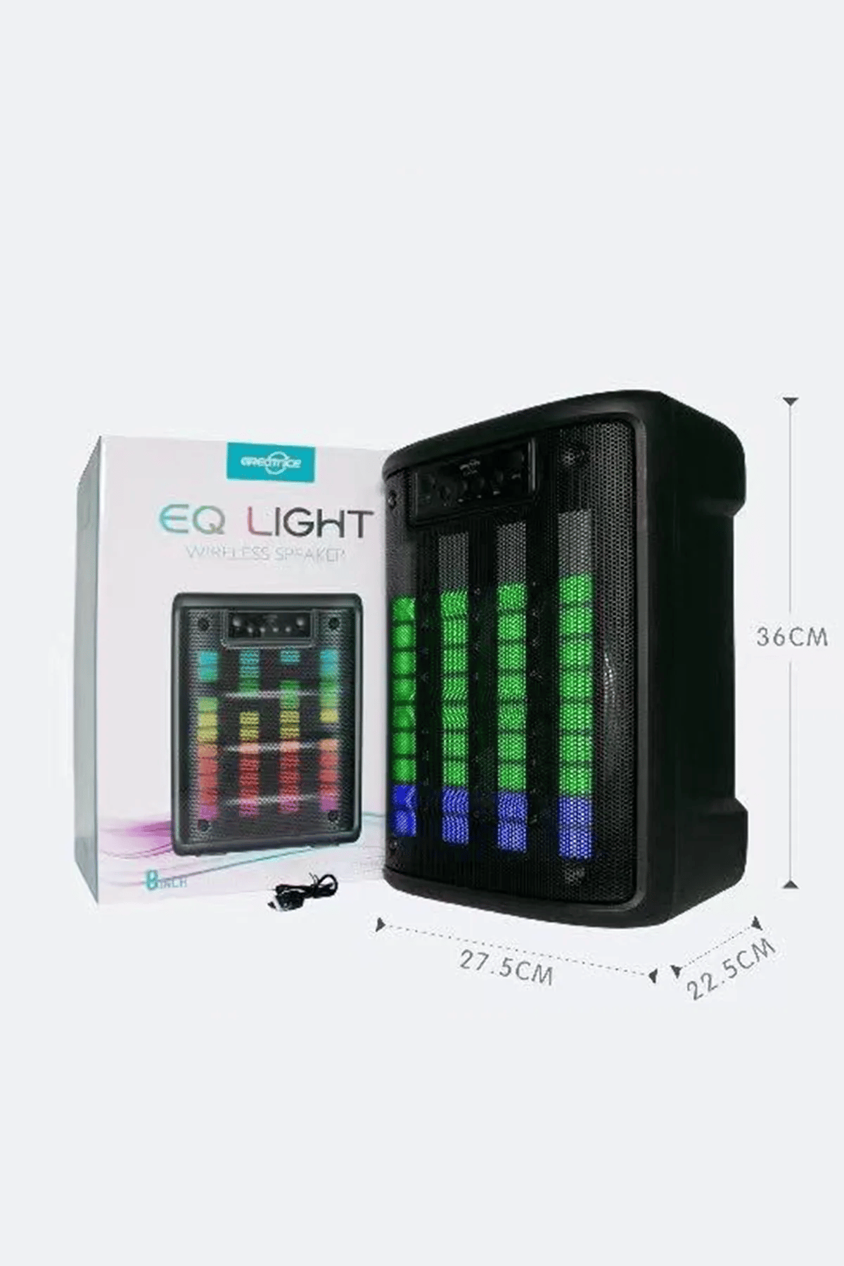 Taşınabilir RGB Ledli Bluetooth Hoparlör 8
