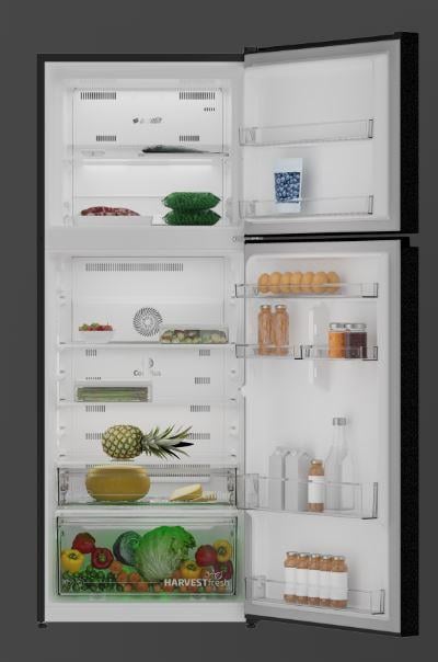 Arçelik 566375 ES Çift Kapılı No Frost siyah Buzdolabı 