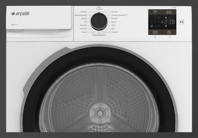 Arçelik 800 KMX 8 Kg Çamaşır Kurutma Makinesi Beyaz