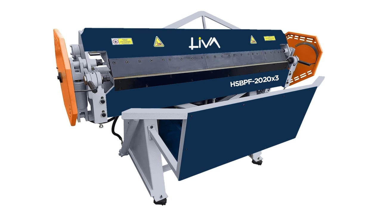 HSBPF-2020x3 Hydraulic Segmented Blades Box Anad Pan Folder