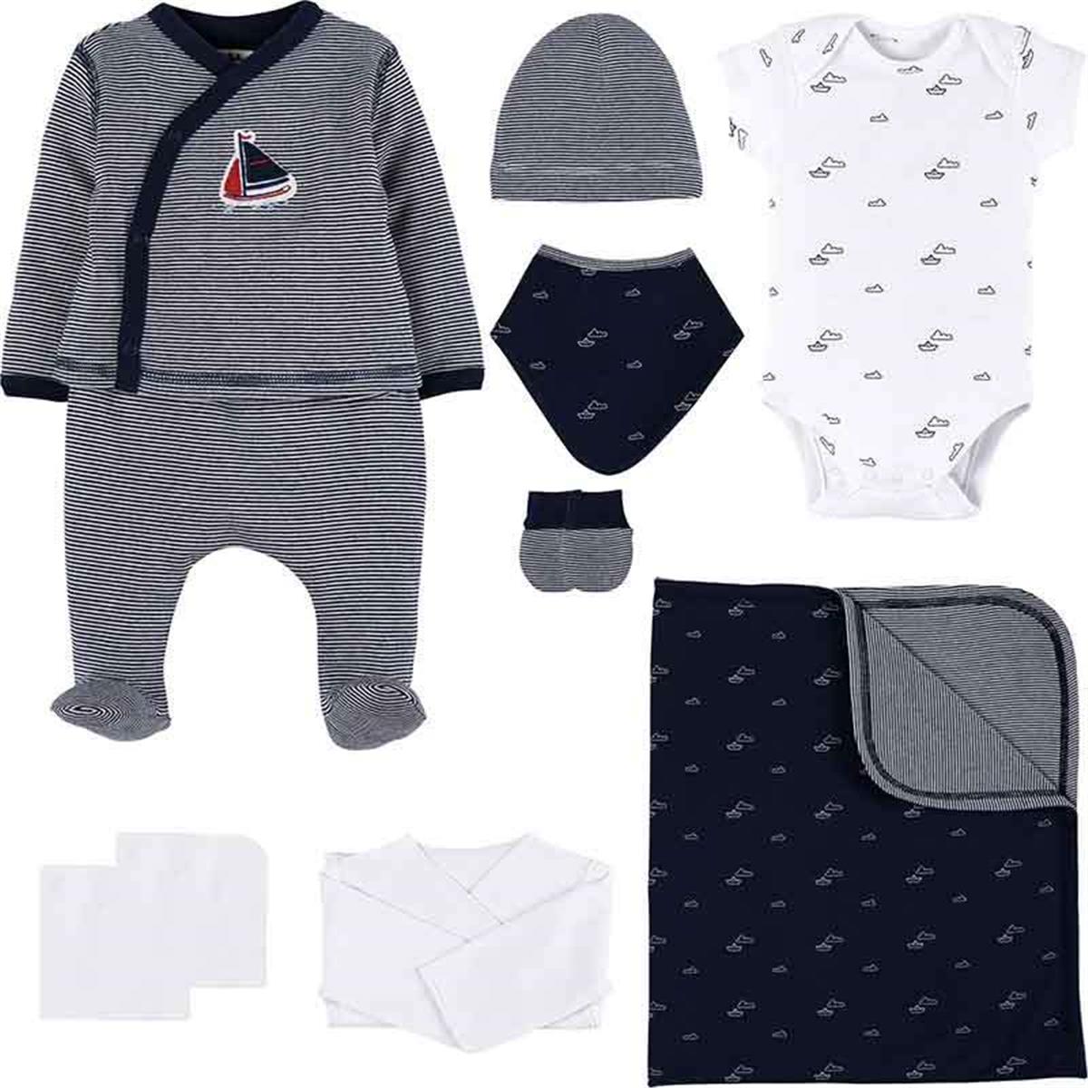 Çizgili Nakışlı 10 Lu Set 17138