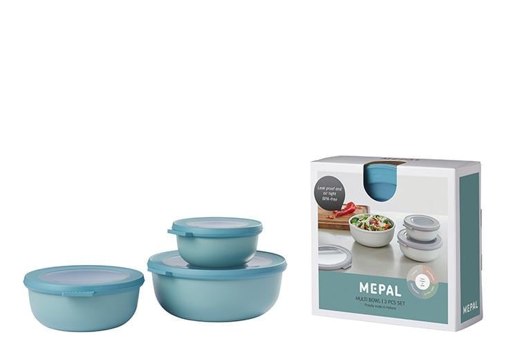 Mepal Set Cirqula Round 3 Parça Saklama Kabı