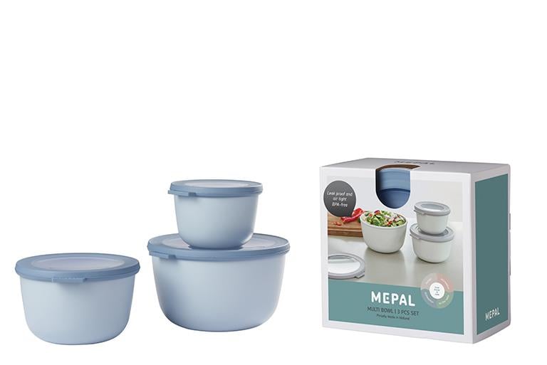 Mepal Set Cirqula Round 3 Parça Saklama Kabı