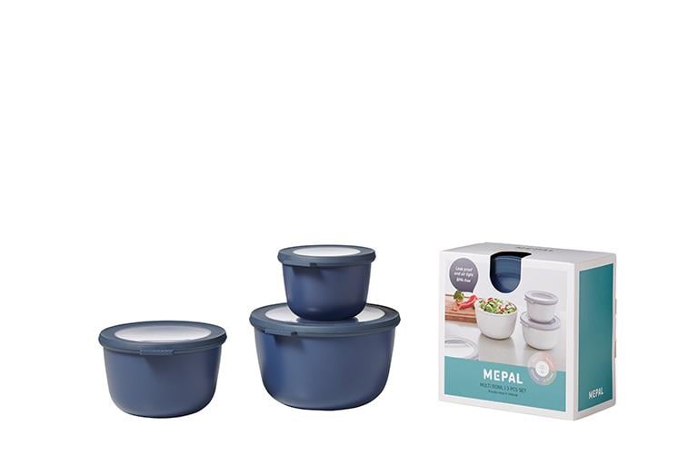 Mepal Set Cirqula Round 3 Parça Saklama Kabı